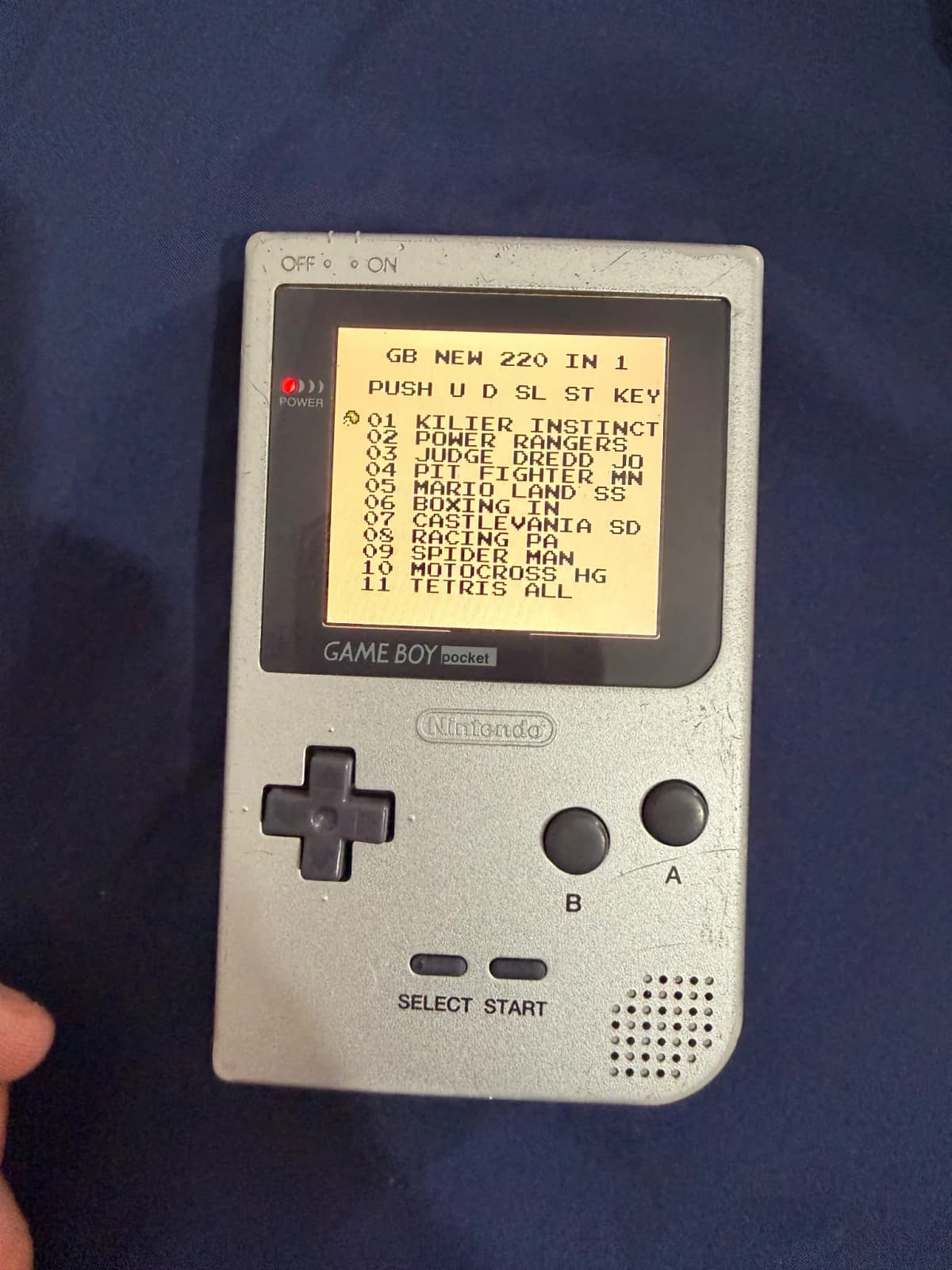 GameBoy pocket IPs screen